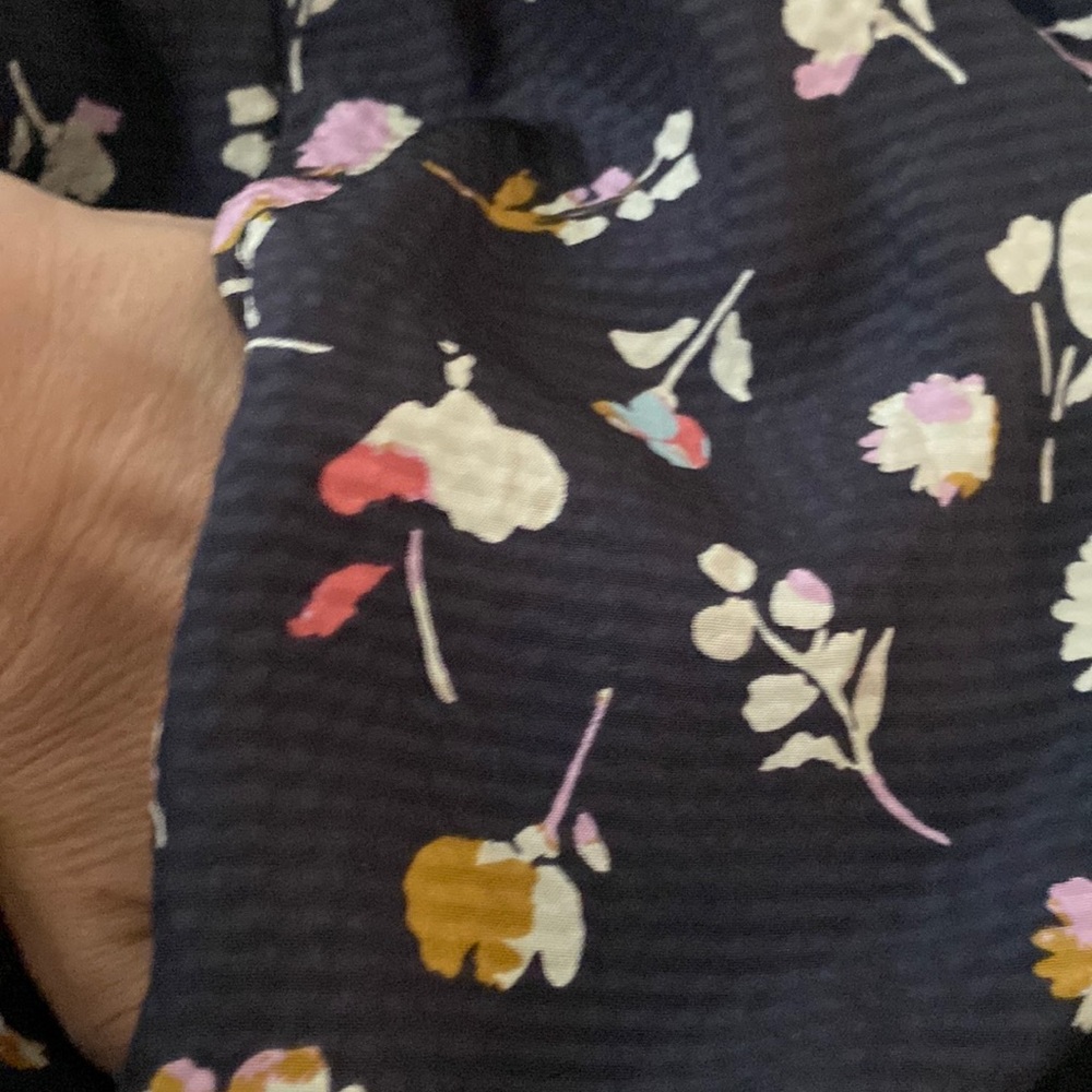 Rebecca Taylor Holly Flower Print Long Sleeve Navy Dress💙💙💙 - Picture 14 of 16